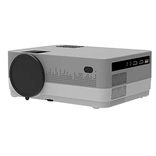 Image of BORSSO Moon 7.2 Smart Android 8.0 HD 720p (1080p Support) | 3500Lm | 210 inch Inch Large Display LED Projector | WiFi | Bluetooth | 4D Keystone | (Silver) 2021 Upgraded