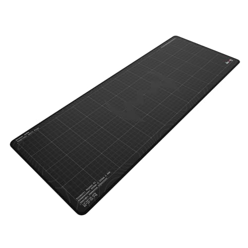 Image of daWg KeyMat R1 Esports Gaming Mouse Pad, 800 x 300 mm, 4mm Thickness Extended Desk Mat, Anti-Fray Stitching, Anti-Skid Rubber Base, Pro-Grade Tracking Surface, High-Velocity Glide (Graph)