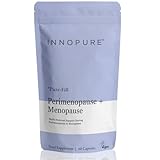 INNOPURE Perimenopause & Menopause Complex Supplements (2 Month Supply) Red Clover, Wild Yam, Maca, Sage and Vitamins Including B6 for Hormone Regulation, Pure-Fill, 60 Capsules, UK Made