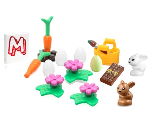 LEGO Friends Easter Accessory Pack (with Paint Brush, Bunnies Eggs Flowers and Carrots)