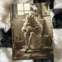 Affiche mouton fumant | Donnez un style sexy et décalé à votre chambre ou bureau