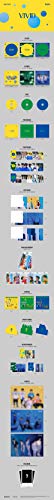 AB6IX 'Vivid' 2nd EP Album Random Version CD+80p PhotoBook+1p PhotoCard+1p Post+1p Colorship+1p Sticker+1p Photo Stand+1p AR Card+Message PhotoCard SET+Tracking Kpop Sealed