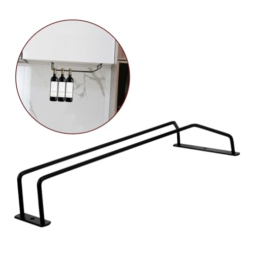 Soporte para botella de vino de hierro moderno para un solo soporte miniatura 5