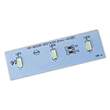 1/2個 冷蔵庫冷凍庫 LEDライト デイライトホワイト 6000K~6500K アセンブリ SW-BX02B / 49031078 12V DC 2ピンコネクタ経由 家電部品(1pcs)