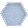 Hexagon Paving Color Brick Reusable Sturdy Stepping Stone Paver Tool for Garden Patio Stepping Stones Floor Tile