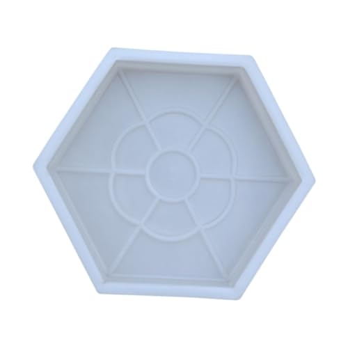 MYCENSE Hexagon Paving Color Brick Reusable Sturdy Stepping Stone Paver Tool for Garden Patio Stepping Stones Floor Tile