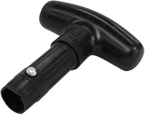 Pelican T-Curved Ergo Handle - Perfect to Convert Your Kayak Paddle into a Single Oar - PS1980, Black, 4.9 x 4.1 x 1.5 inches