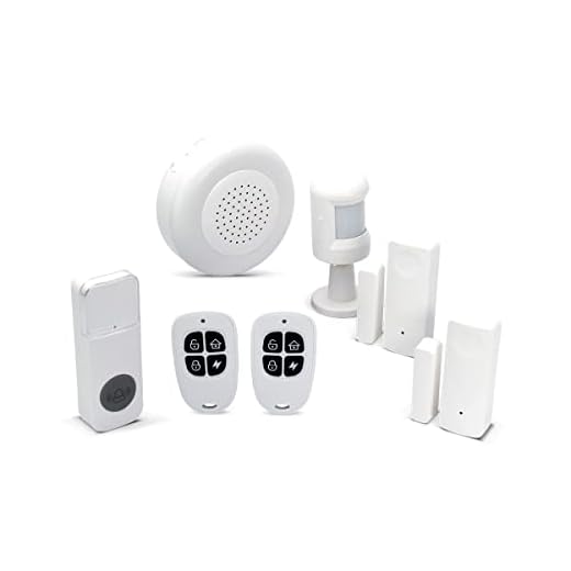 EKAZA Kit Alarme 2 Sensores Abertura + 1 Sensor Presença + 2 Controle + Sirene + Campainha - EKJM-T3231