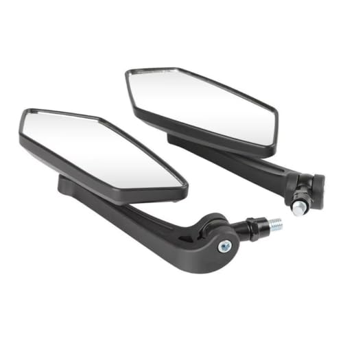 Espejo retrovisor manillar motocicleta de aluminio mecanizado 8/10 mm
