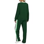 WIHOLL 2 Piece Lounge Sets for Women Long Sleeve Tops Wide Leg Sweatpants Sweatsuits with Pockets - Image 5