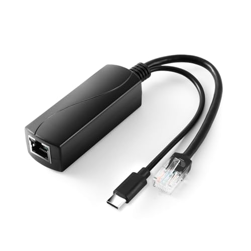 Ya en mundofriki.es: REVODATA Gigabit Tipo C PoE Divisor 5V/4A, Salida PoE 48V a USB-C 5V/4A, Cumple IEEE802.3af/at, 10/100/1000Mbps Velocidad, Adaptador PoE Splitter para Smart Home/Pi 4B/4B+ (TYPEC0504G)