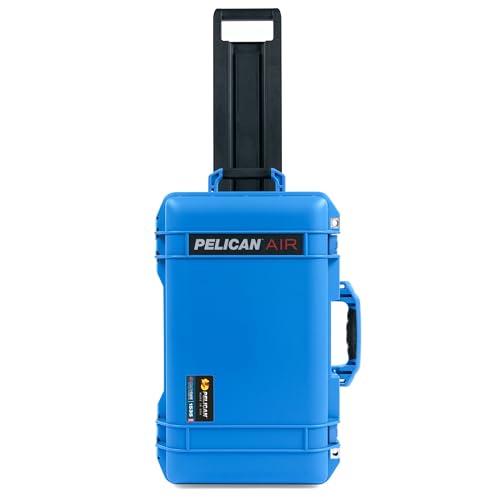 Image of Electric Blue Pelican 1535 Air Carry-on Case - Comes empty - Blue Handles & Latches.