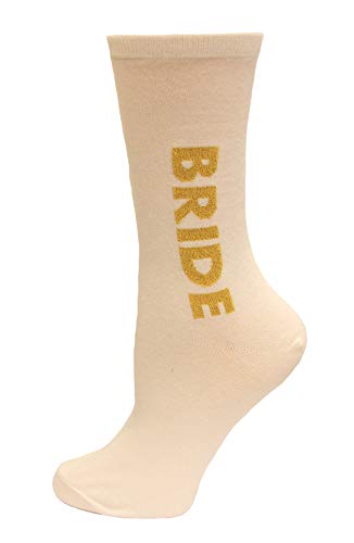 HotSox Bride Socks, White, 1 Pair, Women Shoe 4-10