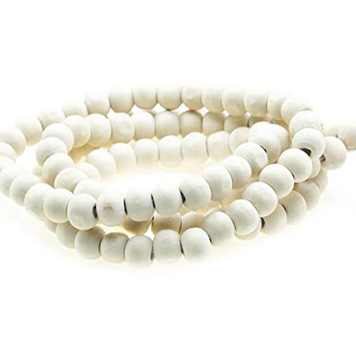 Raviour Lifestyle White Sandalwood Rosary String 108+1 Beads Chandan Mala for Wearing, Jaap, Chanting or Pooja-image-32