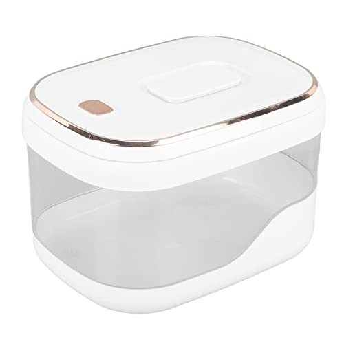 Distributeur de Céréales, Seau à Riz de Type Presse, Grande capacité, Récipient de Stockage de Riz, Distributeur D'aliments Secs avec Tasse à Mesurer, Boîte à Riz pour Collations (10KG)