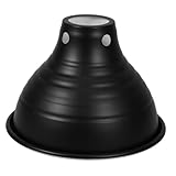 ARTSEWPLY Lámpara Reptil Protector Reflector de Hierro para Terrarios Tortugas Serpientes Ahorro Energético