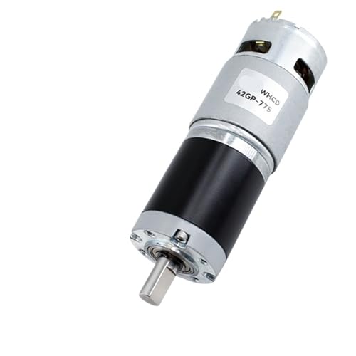 Moteur de réduction 42GP-775 24V 120RPM à couple élevé pour projets de robotique