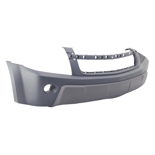 Image of FitParts Compatible with Chevrolet Equinox 2005-2006 Front Bumper Cover | With Fog Light Holes, Without Parking Sensor Holes, With Tow Hook Hole, OEM 12335874, GM1000726