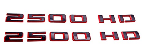 Sustituye placas desgastadas con el emblema 2500HD para Silverado 19-21