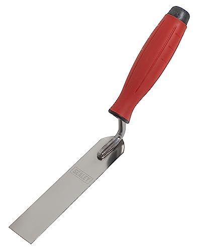 Sealey 30 x 160mm Stainless Steel Smoothing Trowel Rubber Grip 30mm x 160mm - T1740 - Image 2