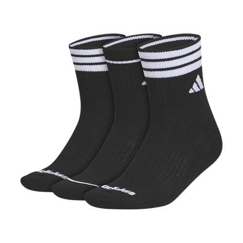 Image of adidas Cushioned Sport High Quarter Socks 3-Pairs Durable & Comfortable