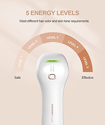 IPL Haarentfernungsgerät TOUCHBeauty Lichtbasierte Haarentfernung für dauerhaft glatte Haut -sichere für Körper, Gesicht, Bikini-Zone & Achseln,Frauen/Männe,300000 Lichtimpulse AG-1755A - Image 5