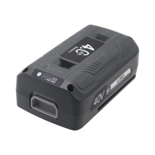 xiixtoo Replacement 4.0Ah Battery for Snow Jo Sun Jo 40V Cordless Power Tools Snow Jo 40 Volt Batteries iBAT40 iBAT40XRP iBAT40XR-RM iBAT40-RM Compatible with 40V Snow Blower and Sun Jo Wireless