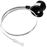 CLISPEED Lente d'ingrandimento per riparazione orologi, con luce LED, design ergonomico, in acciaio, plastica, acrilico, mani libere, per incisione in miniatura e industria orologiera