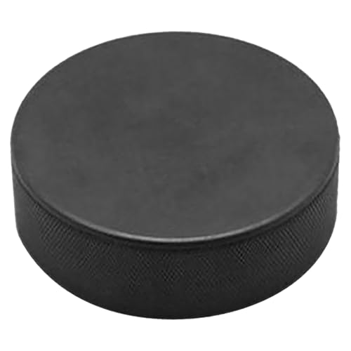 FOMIYES Schwarzer PU Hockey Puck Strapazierfähig und Leicht für Erwachsene Indoor und Outdoor...
