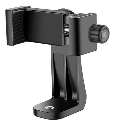 Suporte vertical universal para celular com clipe para telefone com tripé adaptador giratório de 360