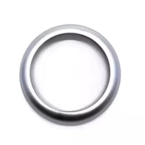 calcomanías de reparación botones Compatible Con Infiniti Para Q60S Q50 QX60 Q50L JX35 Botón De Encendido Del Motor Anillo Decorativo, Marco Protección Metal, Cubierta Purpurina(Silver)