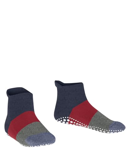 FALKE Unisex-child Stopper socks Colour Block K Hp cotton Nubs on the sole 1 pair, Blue Dark Blue Melange 6688, 35/38 EU, Blue Dark Blue Melange 6688, 35/38 EU4