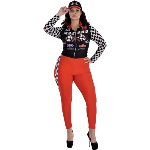Costume de pilote de course femme coupe confortable Amscan