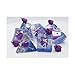 Foam Brain Games Poly Set - Purple Elephant w/Silver (7)