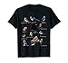 Gartenvögel Vogel Zeichnung Amsel Blaumeise Rotkehlchen T-Shirt