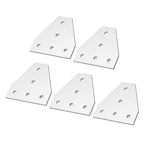 Placa de reparación de aluminio, soporte de metal de 5 orificios para maquinaria 7