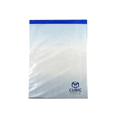 Image of CUBIC Scribbling Pad - Pack of 6 | 1 /8th Size (8.6 inch x 5.5 inch) | Premium Notepad for Office, School & Personal Use | Smooth Writing Paper, Tearable Sheets, Lightweight & Portable for Quick Notes & Sketching