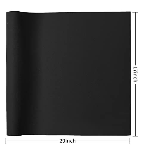 Wooqu Book Cloth, Fabric Surface and Paper Backed, Easy to Use, Strong, 17x29”, for Book Binding Black, cotton fabric - Image 4