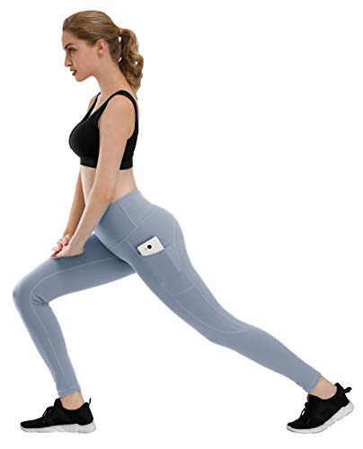 Calça legging feminina de ioga com cintura alta para treino, controle de barriga, calça macia LifeSk