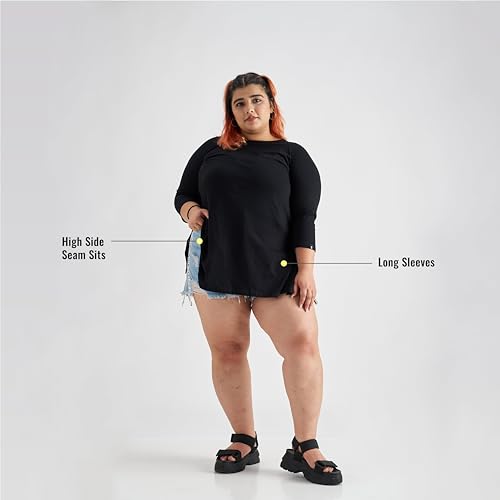 Image of Spirit Animal Plus Size Tshirts for Women | Casual Tshirts for Women | Tshirts for Women Workout, Gym, Running | Yoga Tshirt | Sweat Wicking Fabric | Relaxed Fit | Quick Dry