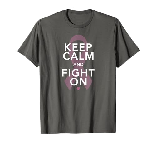 Keep Calm Fight On Cancer T-Shirt