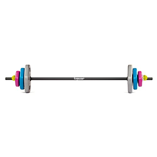 Tiguar Powergym Langhantel-Set 17.6 kg 2 Halteklammern Krafttraining
