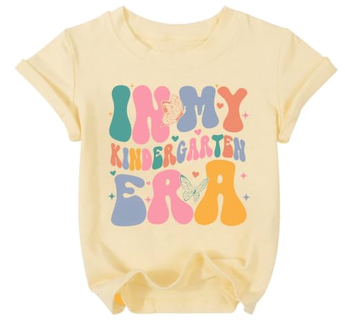 Image of Kindergarten Shirt Boys Girls: First Day of Kindergarten Shirt Kids Back to School Shirts School Gift Tee