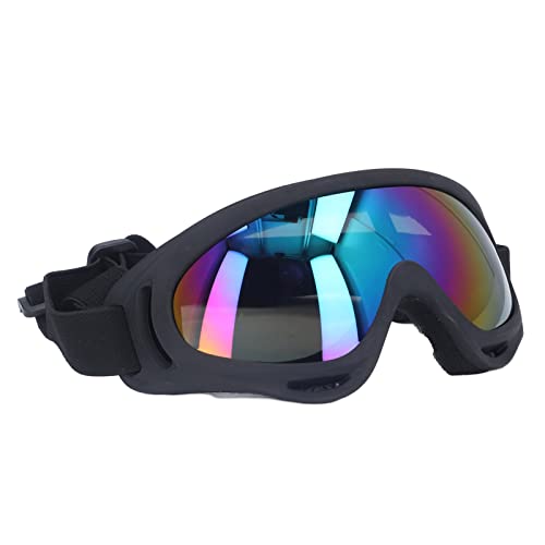 Dog Sunglasses, UV Windproof Eye Protective Colorful Lens Large Dog Goggles Glasses(3004 Black Frame Color Film) Dog Sunglasses, UV Windproof Eye Protective Colorful Lens Large Dog Goggles Glasses(3004 Black Frame Color Film)