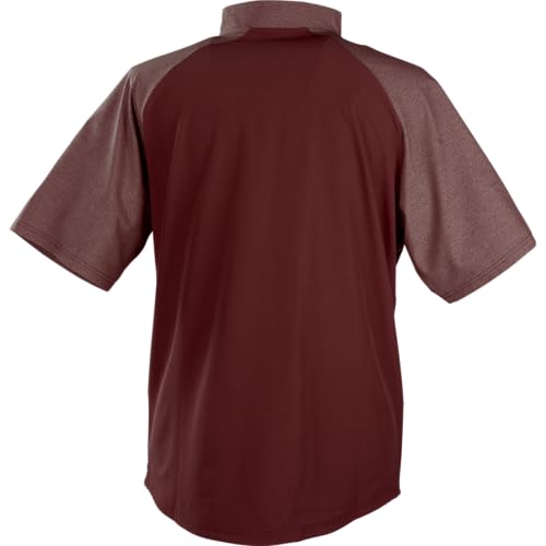 Image of Rawlings | Boy's Colorsync Short Sleeve Cage Jacket | Athletic Training Apparel | Youth Sizes | Multiple Colors