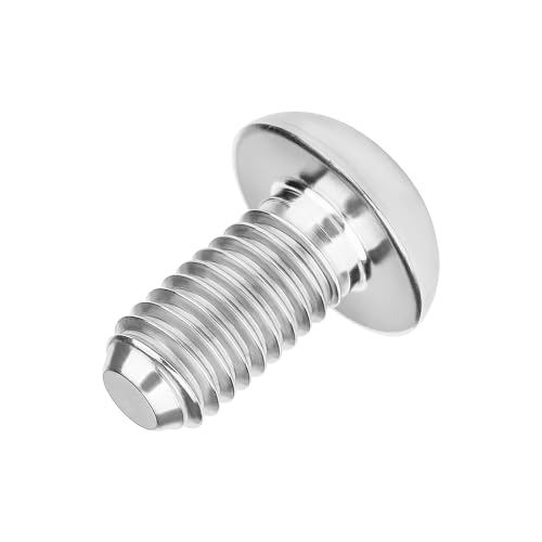 Image of Titanium Bolt M4x6 8 10 12 15 20mm Hex Head Screws for Bicycle Pack of 4 (Silver, M4x8mm)