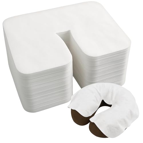 500 Piece Disposable Face Cradle Covers Luxurious Ultra Soft face cradle covers for massage table - Massage Tables & Massage Chairs