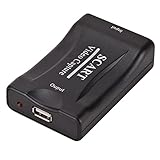 Scheda di acquisizione scart 1080P USB 2 0 Video Box Gaming Live Streaming DVD Grabber Plug and Play con software di conversione per sorgenti analogiche Home Office