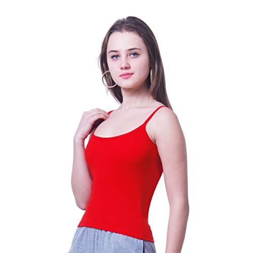 Image of Splash Women's Camisole Slip|Fine Cotton Rich Spaghetti Top for Women and Girls - 120