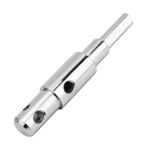Two Stage Auger Adapter Suitable for 3/4' and 7/8' Internal Diameter Auger Shaft, Heavy-Duty Power Drill Adapter for Ice Fishing and Gardening Hole-Digging